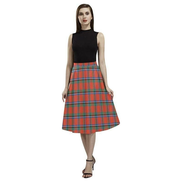Sinclair Ancient Tartan Classic Aoede Crepe Skirt