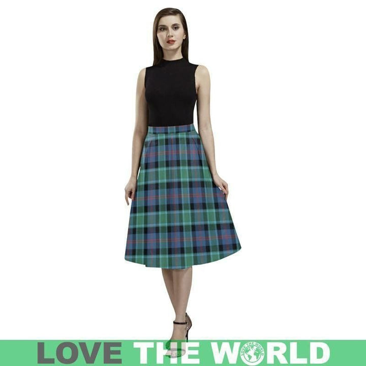 Mactaggart Ancient Tartan Classic Aoede Crepe Skirt