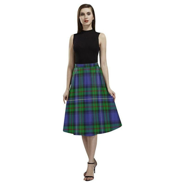 Robertson Hunting Modern Tartan Classic Aoede Crepe Skirt