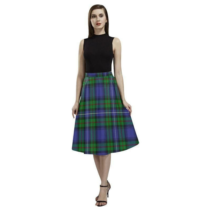 Robertson Hunting Modern Tartan Classic Aoede Crepe Skirt