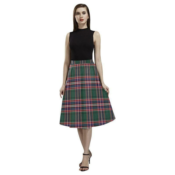 Macfarlane Hunting Modern Tartan Classic Aoede Crepe Skirt