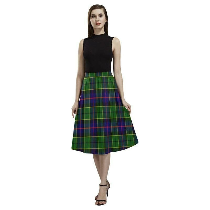 Forsyth Modern Tartan Classic Aoede Crepe Skirt