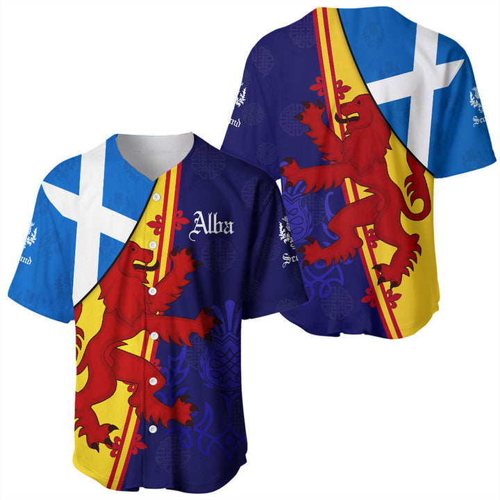 Scotland Alba Thistle Baseball Jersey | Celticprime.com