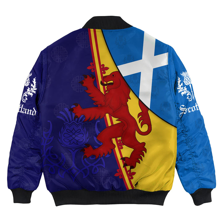 Scotland Alba Thistle Bomber Jacket