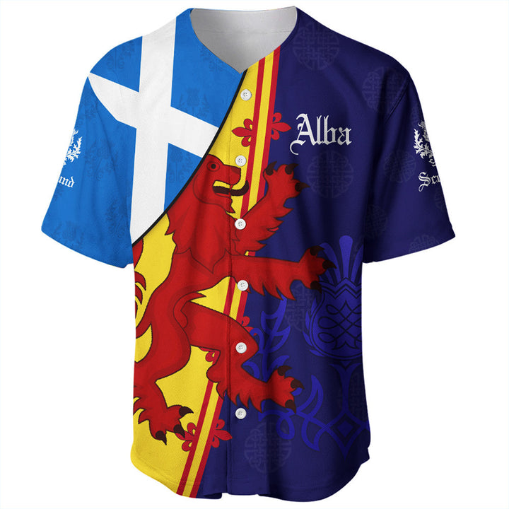 Scotland Alba Thistle Baseball Jersey