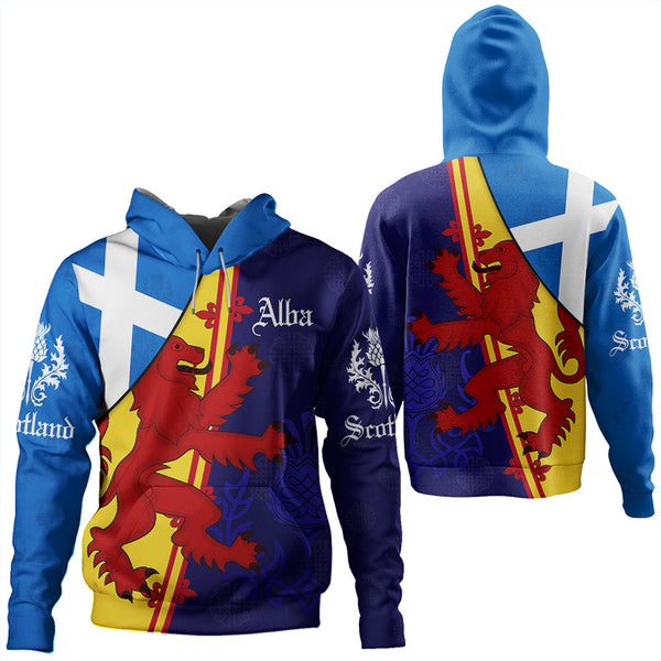 Scotland Alba Thistle Hoodie | Celticprime.com