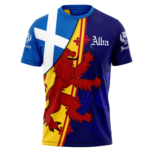 Scotland Alba Thistle T-Shirt | Celticprime.com