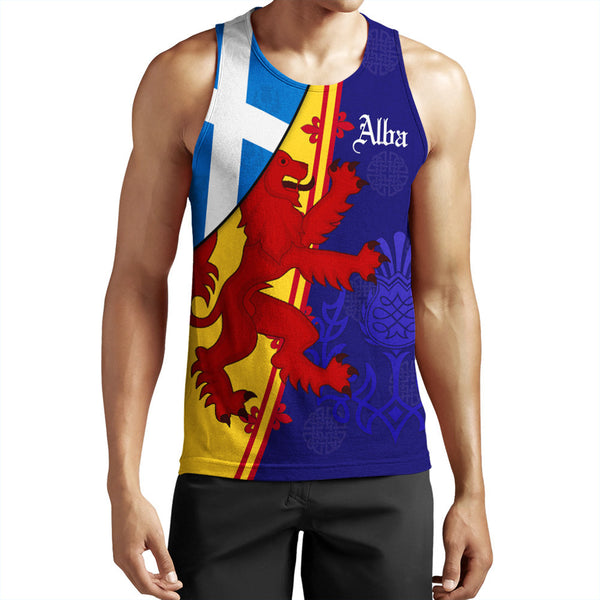 Scotland Alba Thistle Tank Top | Celticprime.com