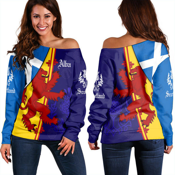 Scotland Alba Thistle Women Off Shoulder | Celticprime.com