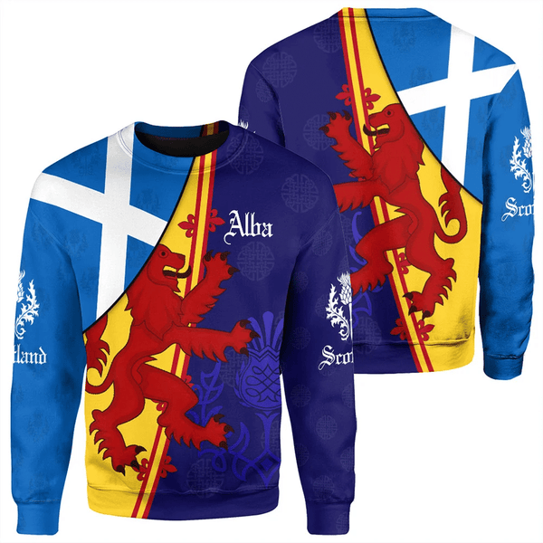 Scotland Alba Thistle Sweatshirt | Celticprime.com