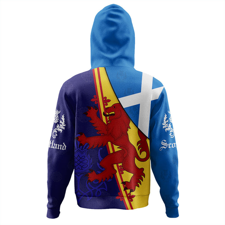 Scotland Alba Thistle Zip Hoodie