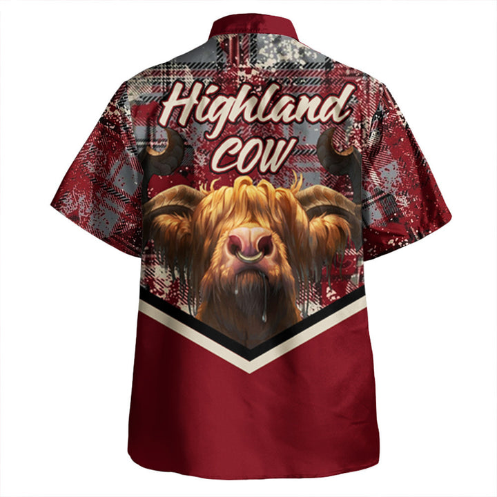 Scotland Tartan Grunge Plaid Beach Shirt