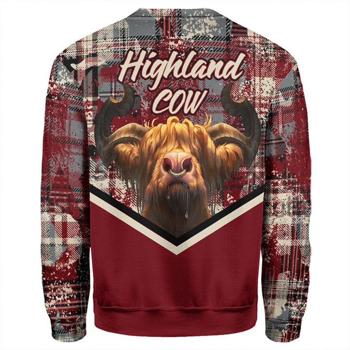 Scotland Tartan Grunge Plaid Sweatshirt