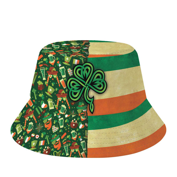 Irish Shamrock Bucket Hat