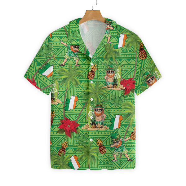 Irish Proud Leprechaun Saint Patrick's Day Hawaiian Shirt