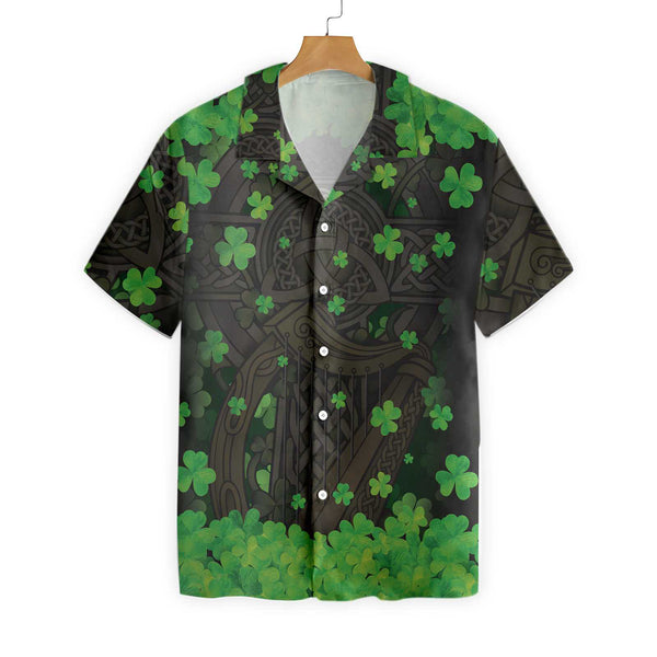 The Celtic Cross Harp Leprechaun Irish Proud Hawaiian Shirt