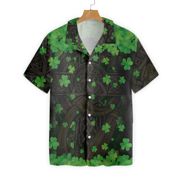 The Celtic Cross Harp Irish Proud Hawaiian Shirt