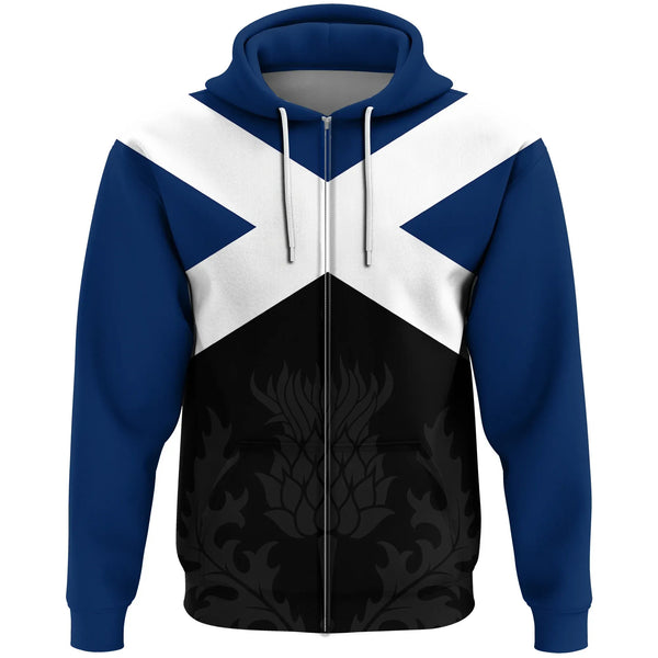 Celtic Hoodie - Scotland Zip Hoodie Thistle X
