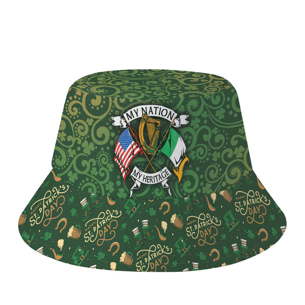 Irish American My Nation My Heritage Bucket Hat
