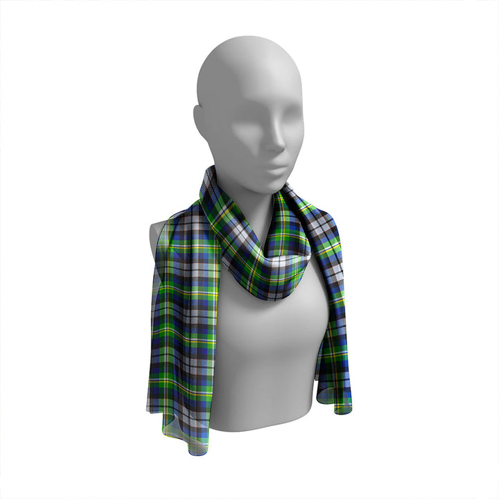 Abel Modern Tartan Classic Silk Habotai Long Scarf