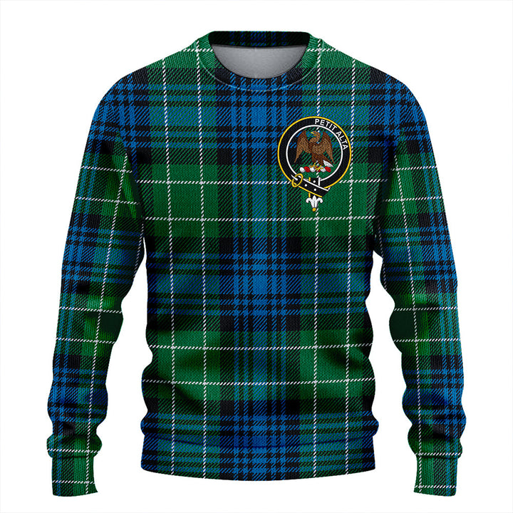 Abercrombie Ancient Clan Badge Tartan Knitted Sweater