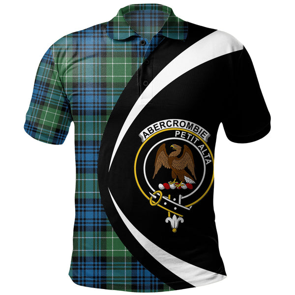 Abercrombie Ancient Clan Badge Tartan Polo Shirt Circle Style Personalized