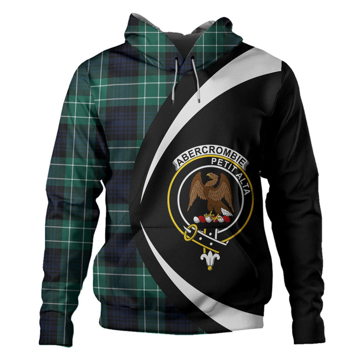 Abercrombie Modern Clan Badge Tartan Hoodie Circle Style