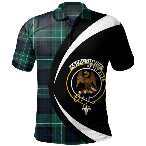 Abercrombie Modern Clan Badge Tartan Polo Shirt Circle Style Personalized