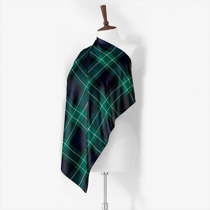 Abercrombie Modern Tartan Classic Silk Habotai Square Scarf