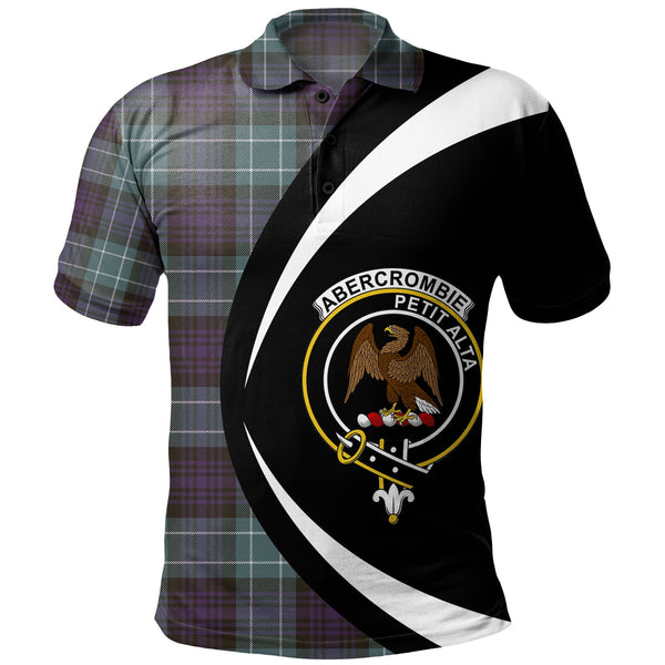 Abercrombie Weathered Clan Badge Tartan Polo Shirt Circle Style Personalized