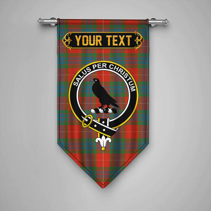 Abernethy Ancient Clan Badge Tartan Gonfalon Personalize