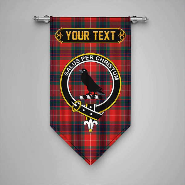 Abernethy Modern Clan Badge Tartan Gonfalon Personalize