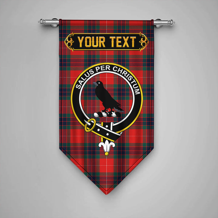 Abernethy Modern Clan Badge Tartan Gonfalon Personalize