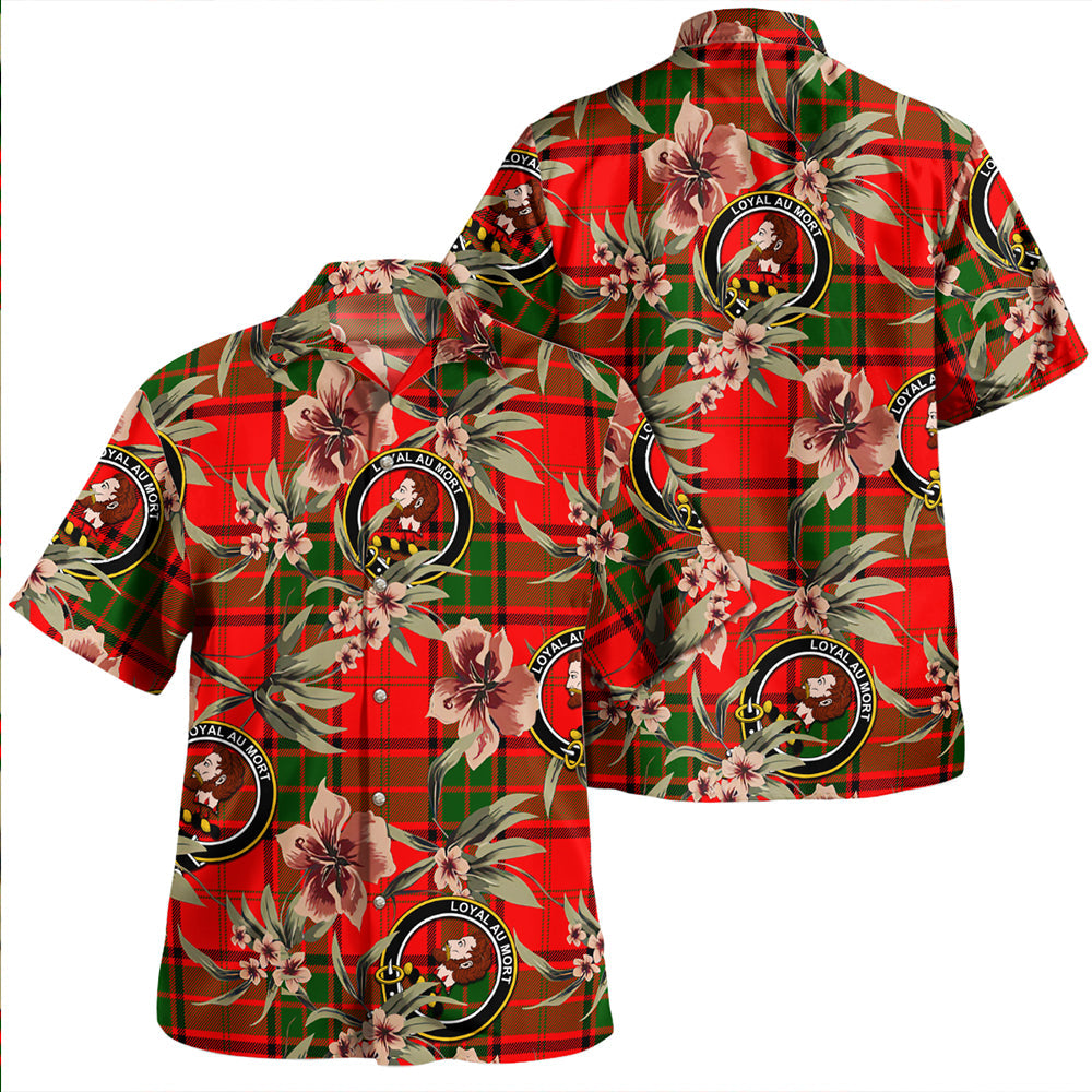 Adair Clan Badge Tartan Aloha Hawaiian Shirt Tropical Old Style