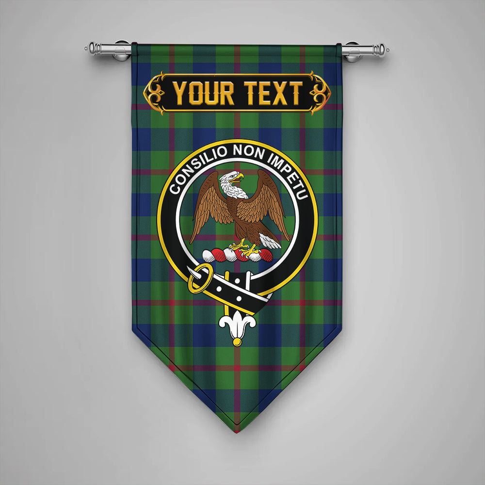 Agnew (MacAgnew) Modern Clan Badge Tartan Gonfalon Personalize