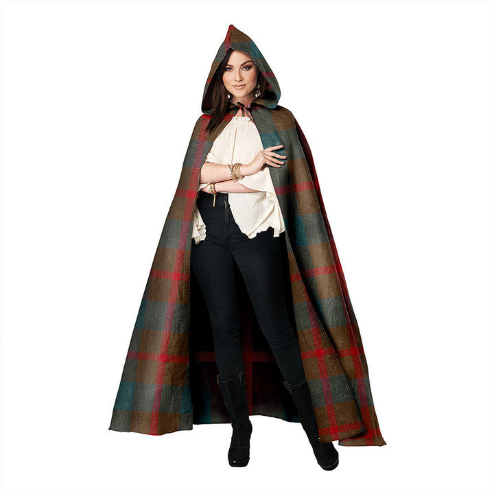 Agnew (MacAgnew) Weathered Clan Badge Tartan Hooded Cloak