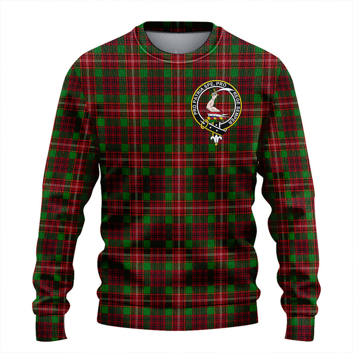 Ainslie Ancient Clan Badge Tartan Knitted Sweater