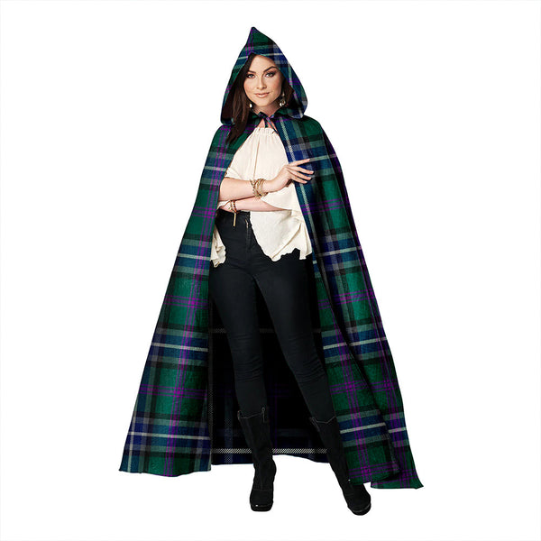 Alexander of Menstry Hunting Modern Clan Badge Tartan Hooded Cloak