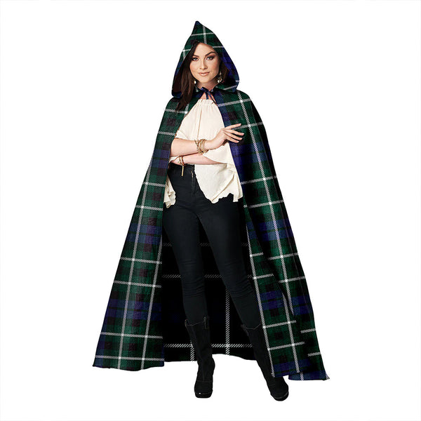 Allardice Clan Badge Tartan Hooded Cloak