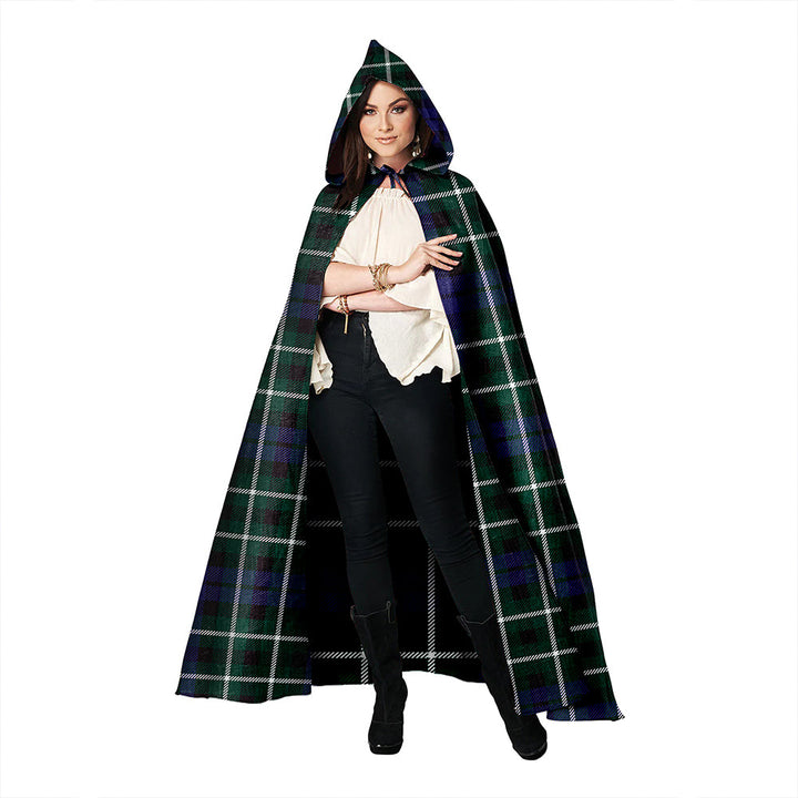 Allardice Clan Badge Tartan Hooded Cloak