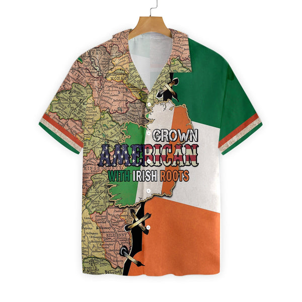 American Grown With Irish Roots Hawaiian Shirt