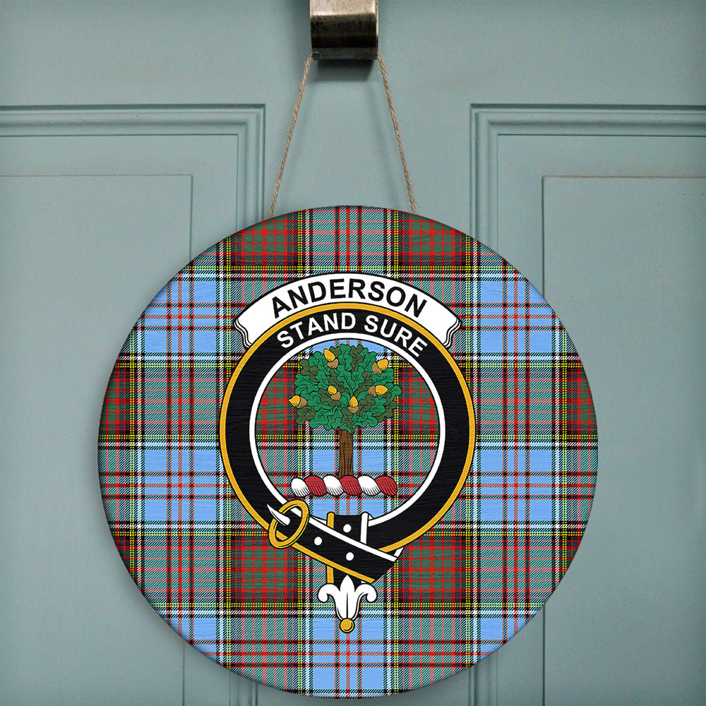 Anderson Ancient Tartan Crest Hoodie - Circle Style