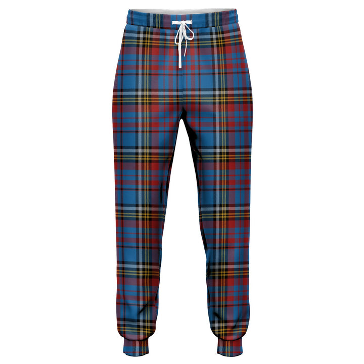 Anderson Blue Westwood Modern Tartan Jogger Pants