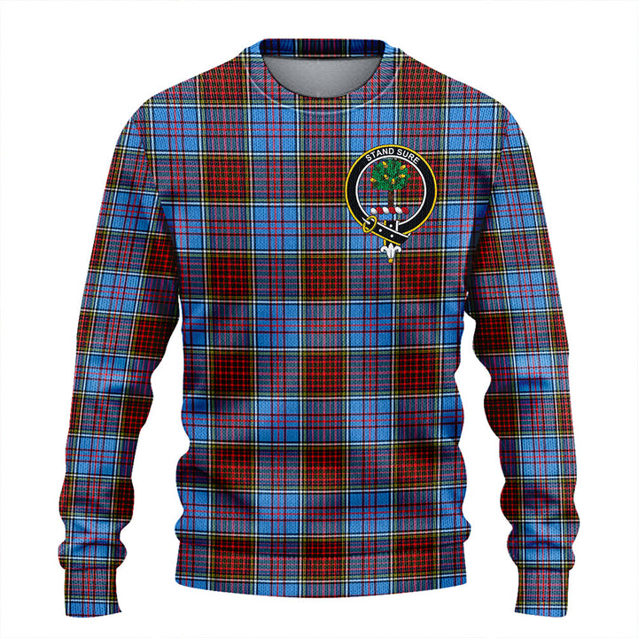 Anderson Modern Clan Badge Tartan Knitted Sweater
