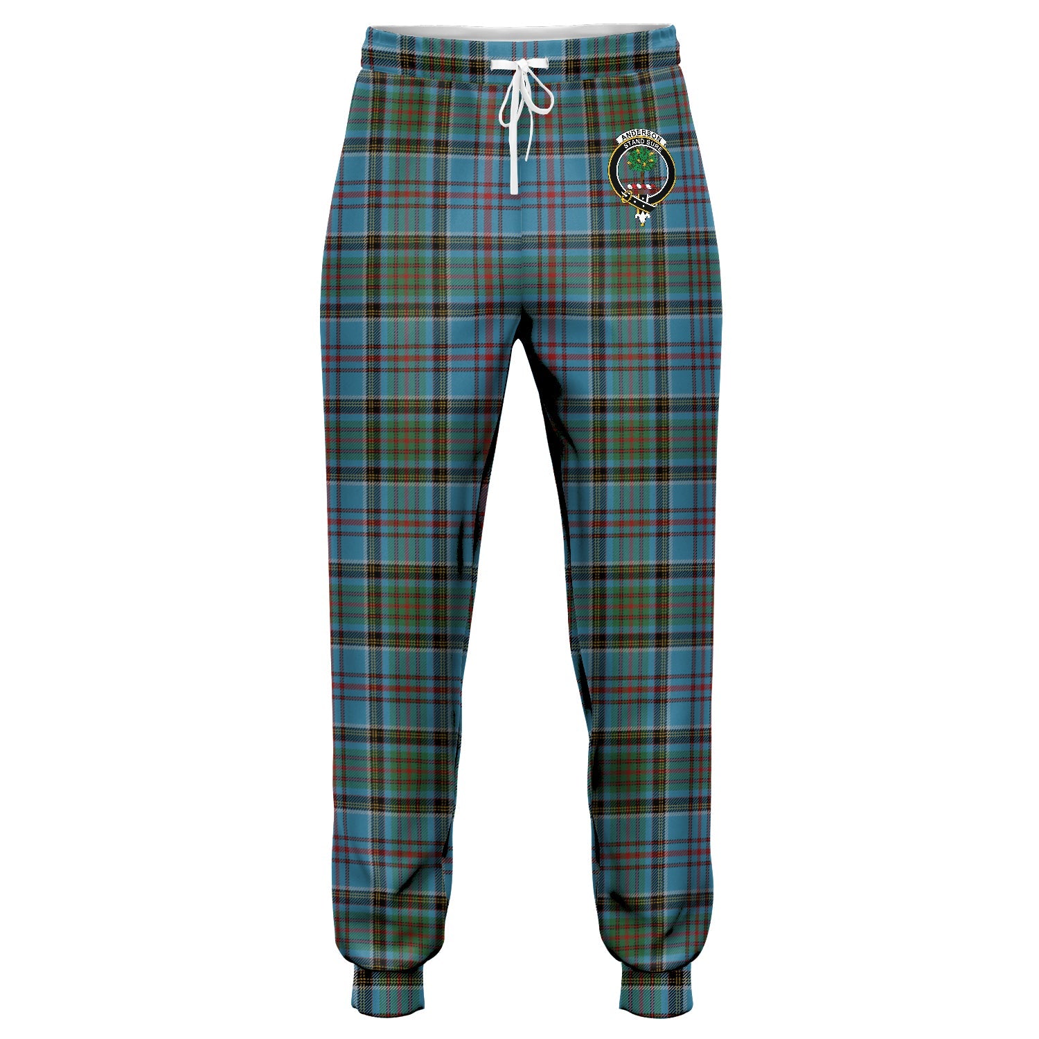 Brisbane Modern Tartan Crest Jogger Sweatpants main image 1