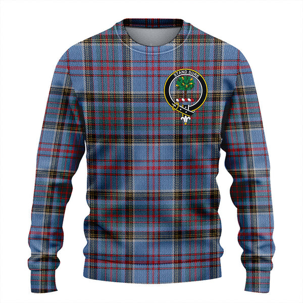 Anderson Old Weathered Clan Badge Tartan Knitted Sweater