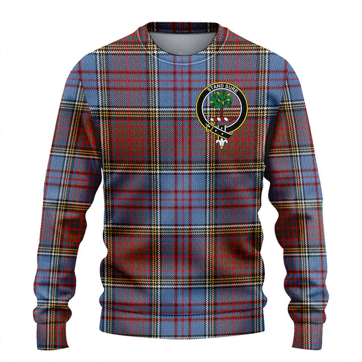 Anderson Weathered Clan Badge Tartan Knitted Sweater
