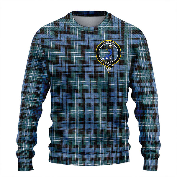 Arbuthnot Weathered Clan Badge Tartan Knitted Sweater