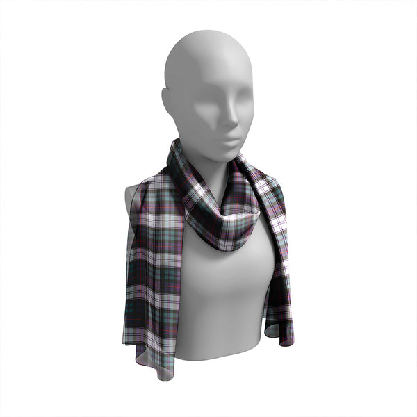 Argyle Dress Weathered Tartan Classic Silk Habotai Long Scarf