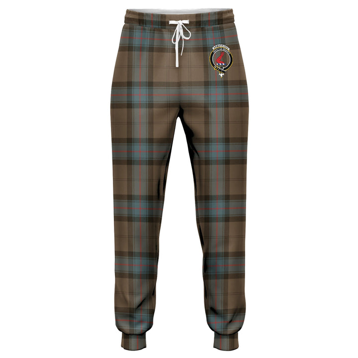 Armstrong Weathered Clan Badge Tartan Jogger Pants